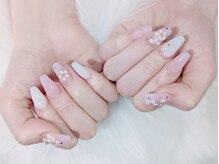 ネイルサロン グレイス(Grace)/【スカルプ】桜3Dアート