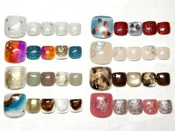 ボーホーネイルズコレクション(BOHO NAILS COLLECTION)の写真/お洒落は足元から♪【初回☆(FOOT)定額コース¥11550☆】魅力的なデザインと高い技術力が人気の秘密!
