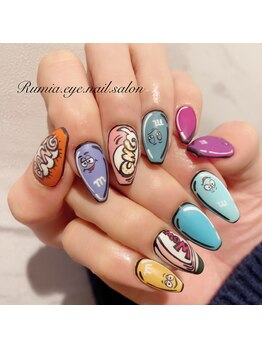 【スカルプ】コミックネイル♪