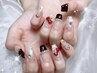 【 ワンホン/韓国nail】10本Art持ち込みok＊パーツ付け放題  ￥9900