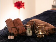 施術後はお飲み物を飲んでゆっくりと…