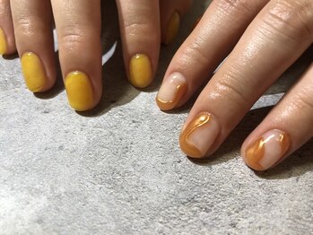 左右非対称ネイル