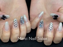 メルシー(Merci)/チップ長さ出し6本アート