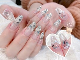 #クリスマス#ラメグラ#キラキラ