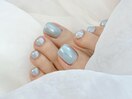 《フット》ライトブルーネイル