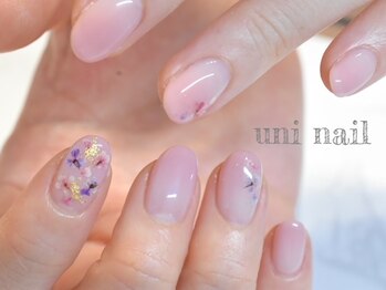 ユニネイル(uninail)/押し花ネイル
