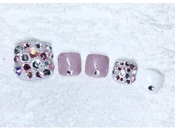 ローズクォーツ(Rose Quartz)/フット定額Bアートコー¥8,500