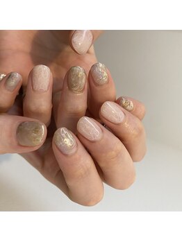 ヌア(nur.)/手書きフラワーnuance