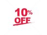 全メニュー10％OFF　