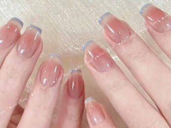 アイリスネイル 大塚(Iris Nail)/チーク&マグネットフレンチ