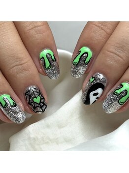 レイネイル 岐阜茜部店(RAY NAIL)/ハロウィンネイル×藤田