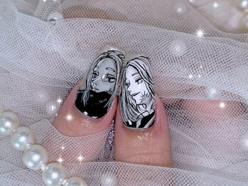 アリーズ(Allies)/居たね 推しネイル 手書き