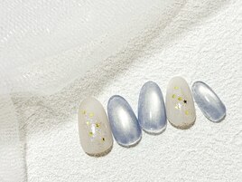 星屑ネイル/ブルーマグネット