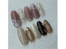 マトア ネイル(matoa nail)の雰囲気（4月マンスリーネイル 2種 カラー変更可 各5,500円）