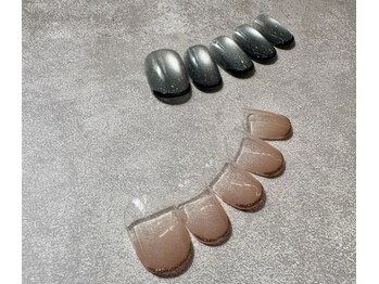 フォー 梅田茶屋町店(for)の写真/ワンカラー・マグネットも1時間で完了★オフィスにも◎全世代に選ばれる実力派ネイルサロン♪
