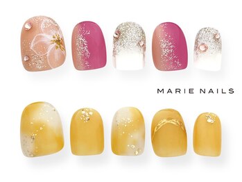 マリー ネイルズ いわきラトブ店(MARIE NAILS)の写真/★定額¥6,600(税込)！お得な定額¥5,500～♪クチコミ数は福島県no.1！JNA1級以上と認定講師も在籍♪