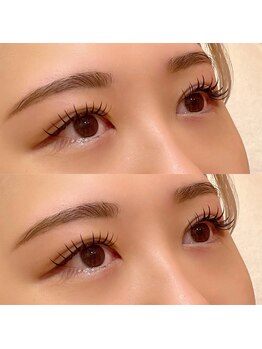 カーム(calm)/フラットラッシュ120束感仕上げ