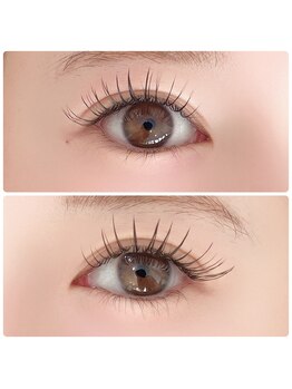 クリア アイラッシーズ アンド ネイルサロン シャイン(CLEAR & SHINE)/フラットラッシュ/ダークモカ/CC