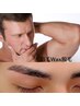 メンズ人気No.1♪ヒゲ光脱毛＋話題の眉毛wax脱毛♪