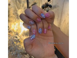 梅雨ネイル*紫陽花