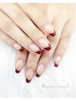 レミネイル(Remi nail)/持ち込みデザインフレンチネイル