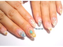 リンドゥネイル(Rindu Nail)/クリア系波アート