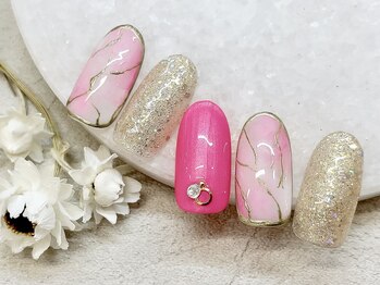 ネイルサロン ふるる 大須店/☆ミディアムネイル#175