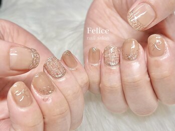 フェリーチェ(Felice)/☆ツイードネイル☆