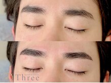 スリー(Three)/メンズアイブロウワックス