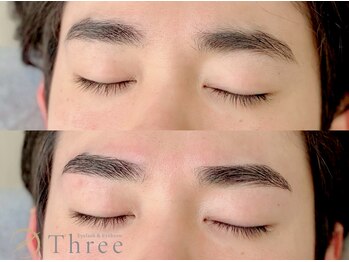 スリー(Three)/メンズアイブロウワックス