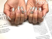 モレリア(morelia)/ラメフレンチ(ストーン追加)