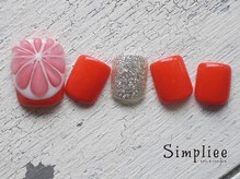 シンプリー ネイルアンドアイラッシュ 祖師谷大蔵店(Simpliee Nail&Eyelash)/フットネイル