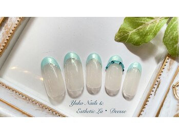 ユウコネイルズアンドエステティック ラ デェス(Yuko Nails & Esthetic La Deesse)/ゴールドコース (定額制)¥8000