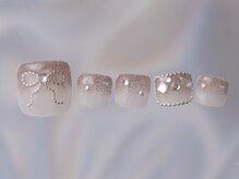 ジェミーネイル シンジュク(Jemiy nail shinjuku)/ブラウングラデキラキラ¥9480