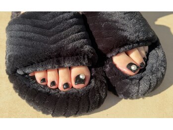 冬フットネイル