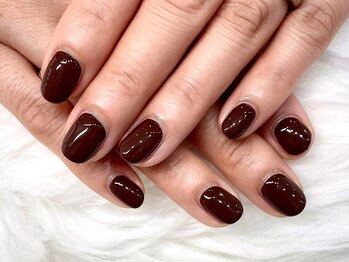 カチッとブラウンネイル☆SAYAKA