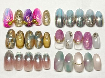 ボーホーネイルズコレクション(BOHO NAILS COLLECTION)の写真/《BOHO Collection¥9350~》季節感満載♪人気のトレンドデザイン多数ご用意!!パラジェル変更もOK◎