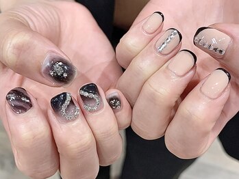 ネイルマフィア 原宿(NAIL MAFIA)/ビジューハート☆