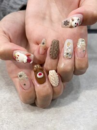 クリスマスネイル