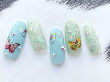 ネイル サロン ターラ 吉祥寺(nail salon Tara)/キラキラバタフライネイル