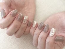 エムスラッシュ ネイル センター北店(M.SLASH)/パラジェル ブラウン