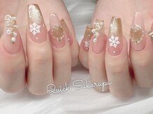 クイックスカルプ 高田馬場(Quick Sukarupu)/ゴールドクリスマスネイル