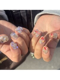 お花ネイル