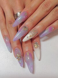 パステルタイダイ柄