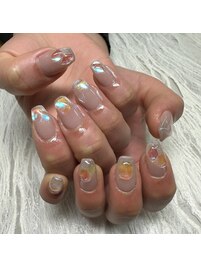 うるうるキラキラネイル