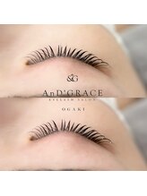 アンドグレース ブロウ 岐阜 大垣店/どこから見ても可愛いまつげ♪