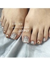 ジェルメ(germer)/ぎらぎらフットネイル☆