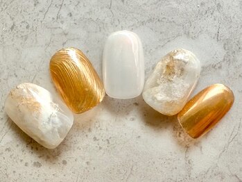 コーラルワン(CORAL ONE)/ニュアンスネイル☆ミラーアート