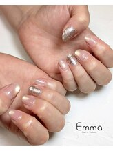 エマ(Emma)/マグネットギャリッターネイル