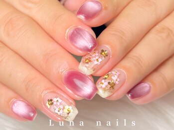 ルナネイルズ(Luna nails)/simple design course 7700